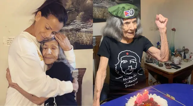 Mónica Sánchez celebra el cumpleaños de su madre Mónica Sánchez celebra el cumpleaños de su madre