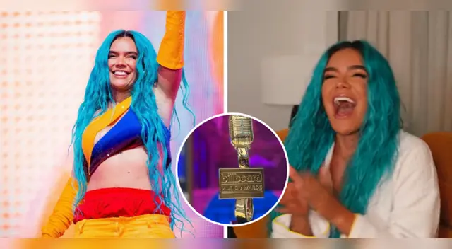 Karol G gana categoría en los Billboard Music Awards 2022.