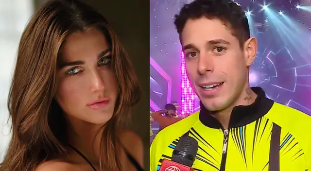 Hugo García feliz con todos los logros de su novia Alessia Rovegno.