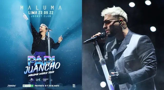 Conoce todos los detalles de la llegada de Maluma al Perú.