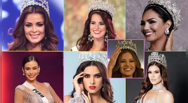Descubre a nuestras últimas 7 reinas que representaron al Perú en el Miss Universo.