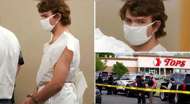 Payton Gendron de 18 años asesinó a 10 personas afro estadounidenses en Buffalo, EE.UU. Payton Gendron de 18 años asesinó a 10 personas afro estadounidenses en Buffalo, EE.UU.