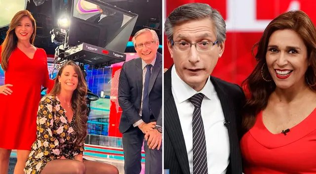 Rebeca Escribens feliz de trabajar con ambos periodistas.