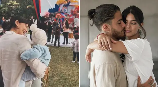 Ivana Yturbe feliz de pasar tiempo con su menor hija Almudena.