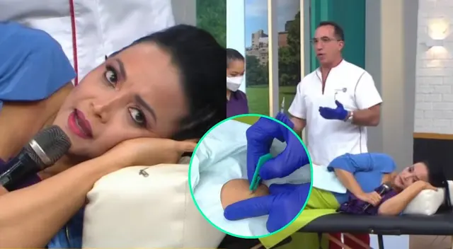 Mariella Zanetti se sometió a tratamiento en vivo. Mariella Zanetti se sometió a tratamiento en vivo.