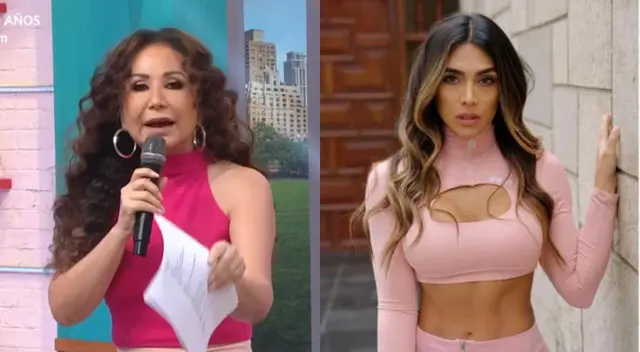 Janet Barboza se pronuncia tras chats de Vania Bludau y Mario Irivarren.