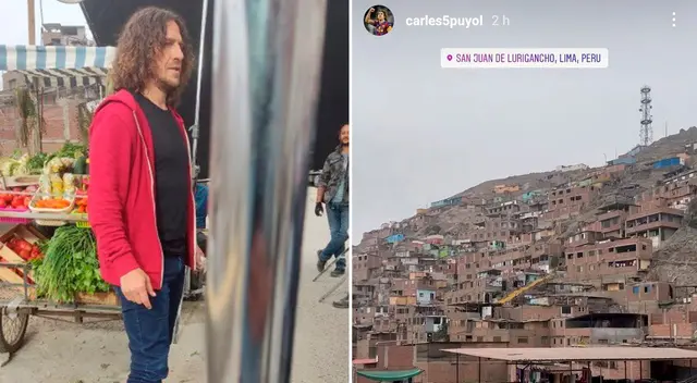 Puyol compartió imágenes de San Juan de Lurigancho en su historia de Instagram. Puyol compartió imágenes de San Juan de Lurigancho en su historia de Instagram.