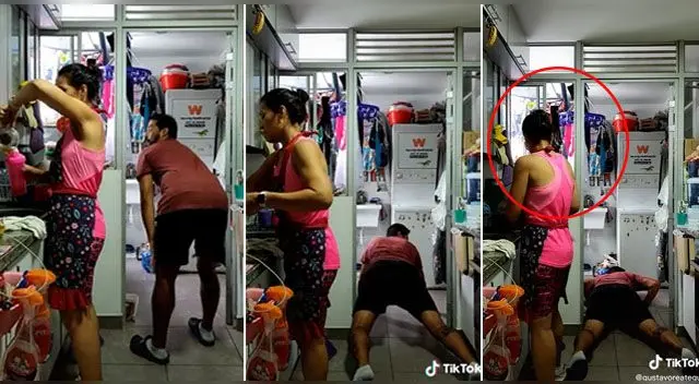 El video no tardó en volverse viral en las redes sociales.