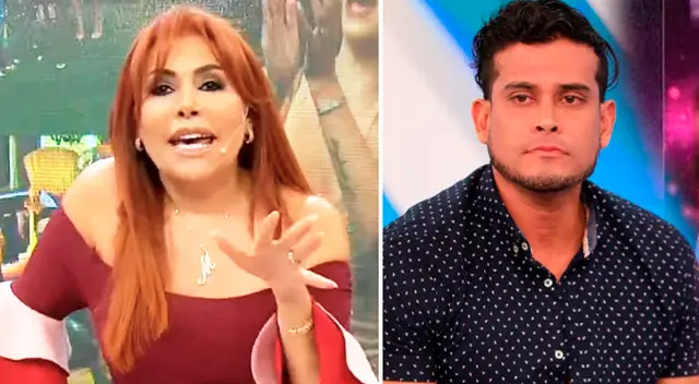 Magaly Medina arremete contra Christian Domínguez. Magaly Medina arremete contra Christian Domínguez.