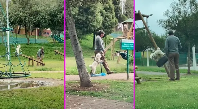 La conmovedora escena es viral en TikTok. La conmovedora escena es viral en TikTok.