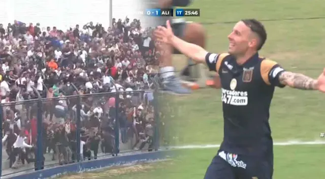 Pablo Lavandeira, el autor del primer gol de Alianza Lima ante Municipal.