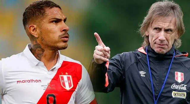 Paolo Guerrero y Ricardo Gareca dialogaron antes de la convocatoria.