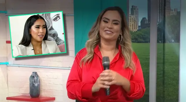 Ethel Pozo se mostró alegre al iniciar América Hoy. Ethel Pozo se mostró alegre al iniciar América Hoy.