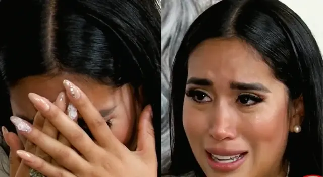 Melissa Paredes se quiebra en plena entrevista con Ethel Pozo.