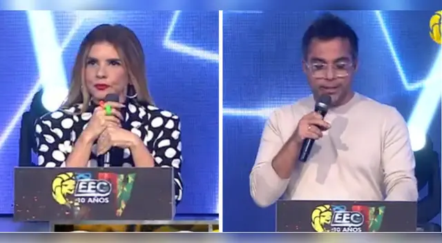 Johanna San Miguel se burla de Renzo Schuller.