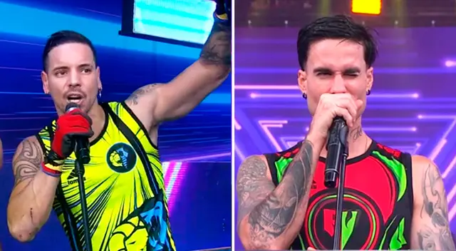 Anthony Aranda arremete contra Gino Assereto.