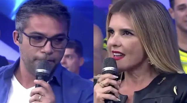 Renzo Schuller arremete contra Johanna San Miguel.