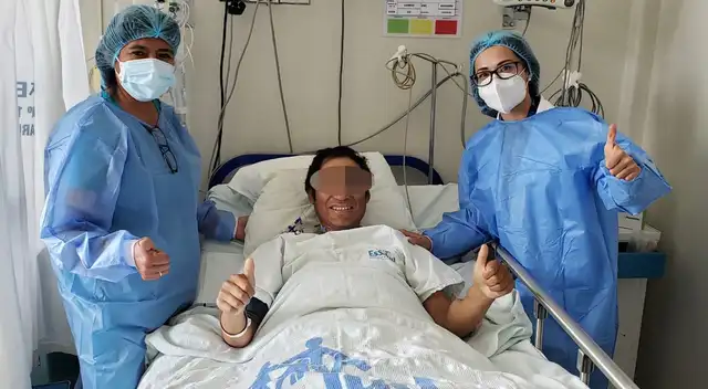 Joven padre recibió un riñón tras estar cinco años esperando un donante. Operación fue en EsSalud Arequipa. Joven padre recibió un riñón tras estar cinco años esperando un donante. Operación fue en EsSalud Arequipa.