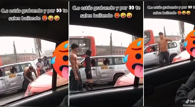 La particular escena no tardó en volverse viral en las redes sociales. La particular escena no tardó en volverse viral en las redes sociales.