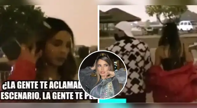 Luciana Fuster no responde tras pifias.