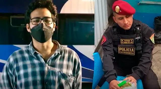 Alumno de la Universidad Mayor de San Marcos es capturado con droga.