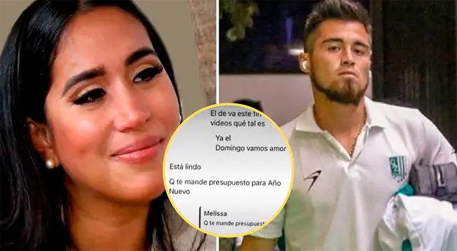 Rodrigo Cuba y  los chats que dejarína mal parada a Melissa Paredes.