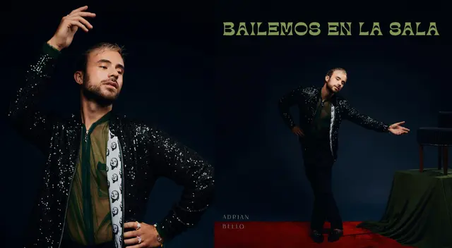 Adrián Bello feliz con su nuevo lanzamiento musical.