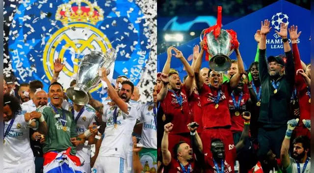 Real Madrid y el Liverpool tienen una champions ganada cada uno cada vez que se enfrentaron en una final. Real Madrid y el Liverpool tienen una champions ganada cada uno cada vez que se enfrentaron en una final.