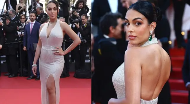 Georgina Rodríguez brilla en la alfombra roja de Cannes 2022