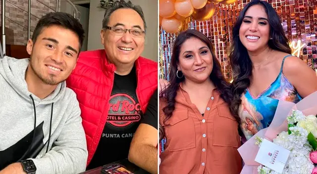 Los padres de Melissa Paredes y Rodrigo Cuba no dudaron en apoyarlos.