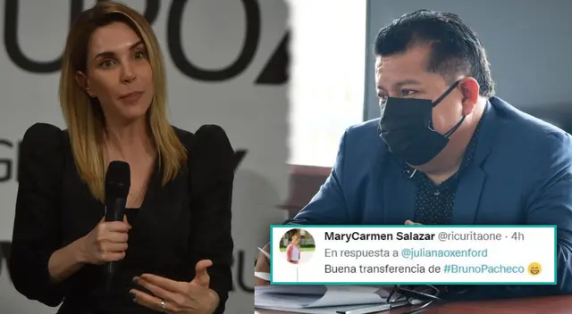 Juliana Oxenford explotó contra usuaria de Twitter por comentarios sobre la transferencia bancaria que le hicieron. Juliana Oxenford explotó contra usuaria de Twitter por comentarios sobre la transferencia bancaria que le hicieron.