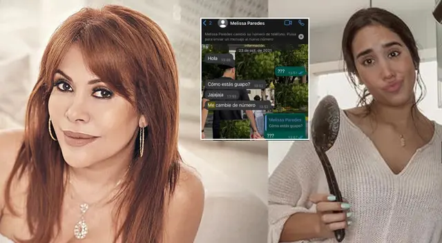 Magaly Medina contraataca a Melissa Paredes por nuevos chats. Magaly Medina contraataca a Melissa Paredes por nuevos chats.