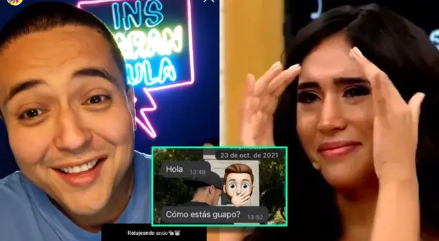 Samuel Suárez no pudo con su genio al trolear a Melissa Paredes.