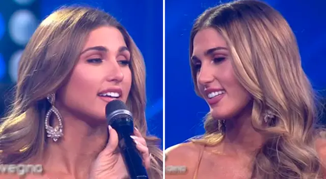 Alessia Rovegno canta tema de Bárbara Cayo. Alessia Rovegno canta tema de Bárbara Cayo.