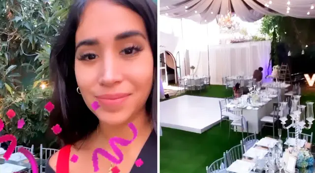 Melissa Paredes feliz en evento familiar. Melissa Paredes feliz en evento familiar.