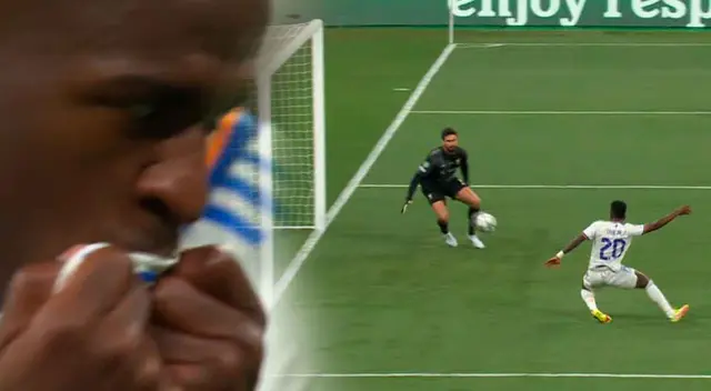 Vinicius Jr. rompió la paridad y Real Madrid consiguió el 1-0.