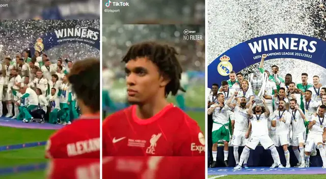 Alexander-Arnold se quedó con las ganas de levantar la Orejona.