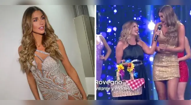 Valeria Rovegno participó en certamen de belleza que se emitió en EEG.