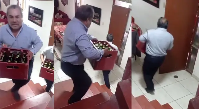 Peculiar escena en casa familiar se hizo viral en las redes sociales. Peculiar escena en casa familiar se hizo viral en las redes sociales.