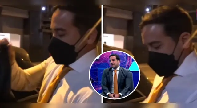 Óscar del Portal apareció en TV.