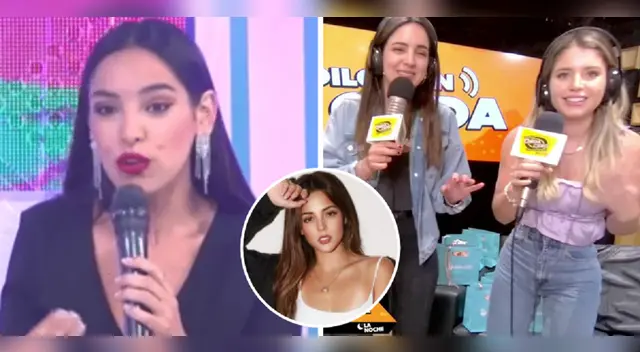 Valeria Flórez responde pregunta sobre Luciana Fuster.