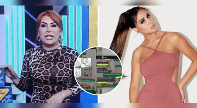 Magaly Medina revela cómo le llegó los nuevos chats de Melissa Paredes.