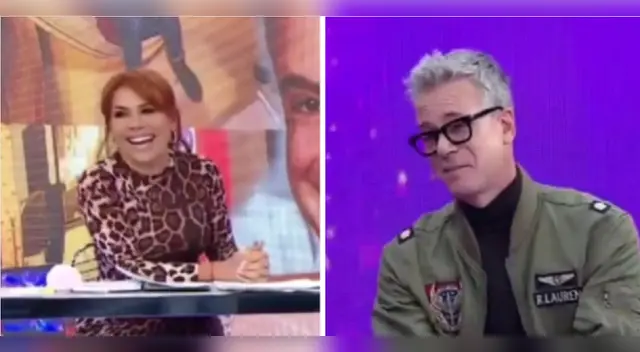 Diego Bertie defiende su look ante Magaly.