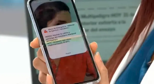En algunos equipos móviles no se emitió la segunda alerta programada del Sismate.
