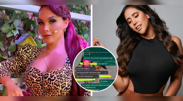 Génesis Tapia opina sobre los chats de Melissa Paredes.