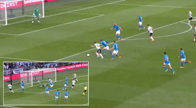 Las selecciones de Argentina e Italia jugaron por la Finalissima 2022 en el Estadio de Wembley.