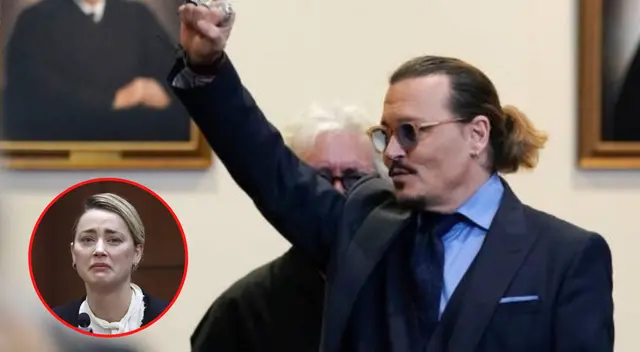 Johnny Depp gana el juicio por difamación en contra de Amber Heard.