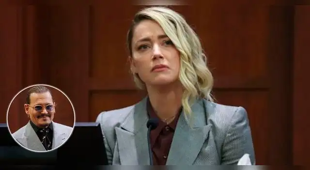 Así reaccionó Amber Heard al escuchar la sentencia en su contra.
