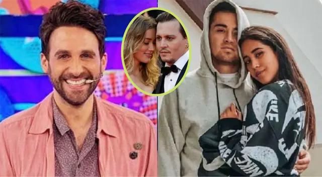Peluchín comparó el caso de Johnny Depp vs Amber Heard y Rodrigo Cuba y Melissa Paredes.