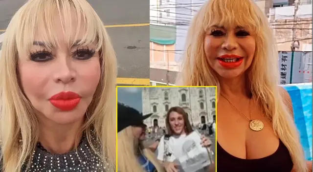 Susy Díaz viaja a Italia y se encuentra con admiradora italiana